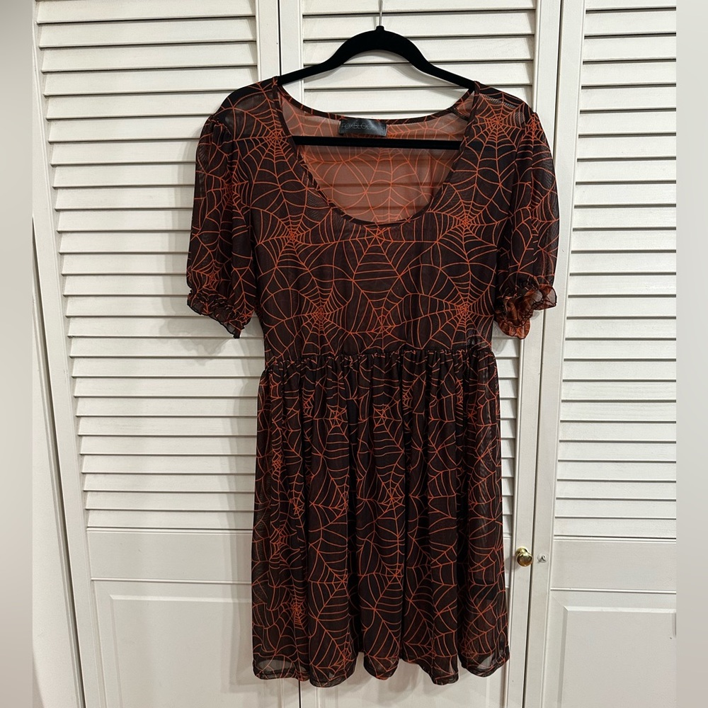 Spiderweb Mesh Dress